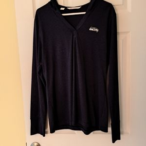 Cutter & Buck Women's Seattle Seahawks Lightweight XL Pullover With Hood